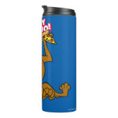 Scooby Doo mit Pizza Slice Thermosbecher (Nach rechts gedreht)