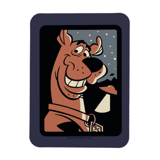 Scooby-Doo mit UFO Magnet (Vertikal)
