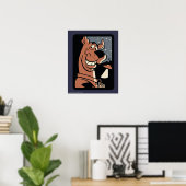 Scooby-Doo mit UFO Poster (Heimbüro)