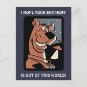 Scooby-Doo mit UFO Postkarte (Vorderseite)