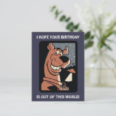 Scooby-Doo mit UFO Postkarte (Stehend Vorderseite)