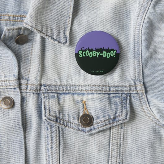 Scooby-Doo! Monster-Silhouette-Logo Button (Beispiel)