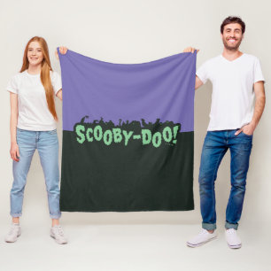 Scooby-Doo! Monster-Silhouette-Logo Fleecedecke