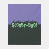 Scooby-Doo! Monster-Silhouette-Logo Fleecedecke (Vorderseite)