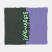Scooby-Doo! Monster-Silhouette-Logo Fleecedecke (Vorderseite (Horizontal))