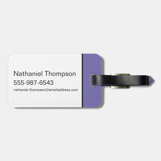 Scooby-Doo! Monster-Silhouette-Logo Gepäckanhänger (Rückseite horizontal)