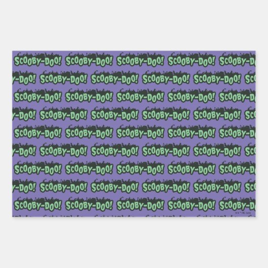 Scooby-Doo! Monster-Silhouette-Logo Geschenkpapier Set (Vorderseite 2)