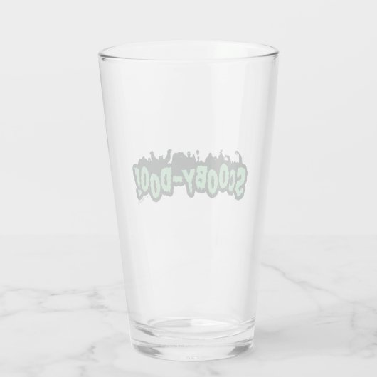 Scooby-Doo! Monster-Silhouette-Logo Glas (Rückseite)