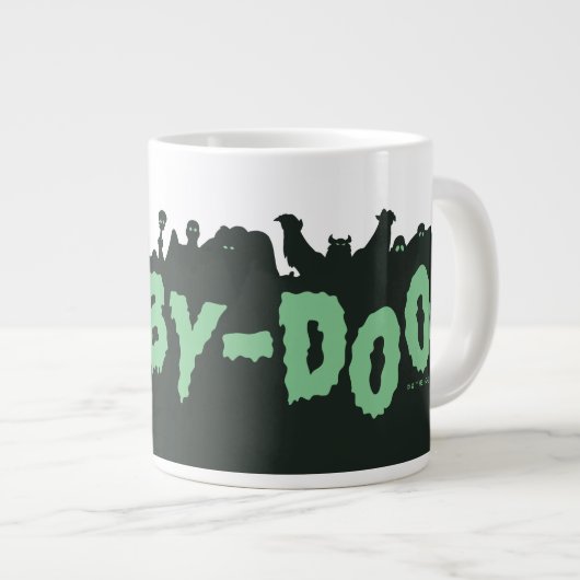 Scooby-Doo! Monster-Silhouette-Logo Jumbo-Tasse (Vorderseite Rechts)