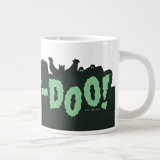 Scooby-Doo! Monster-Silhouette-Logo Jumbo-Tasse (Rechts)