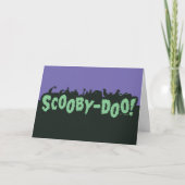 Scooby-Doo! Monster-Silhouette-Logo Karte (Vorderseite)