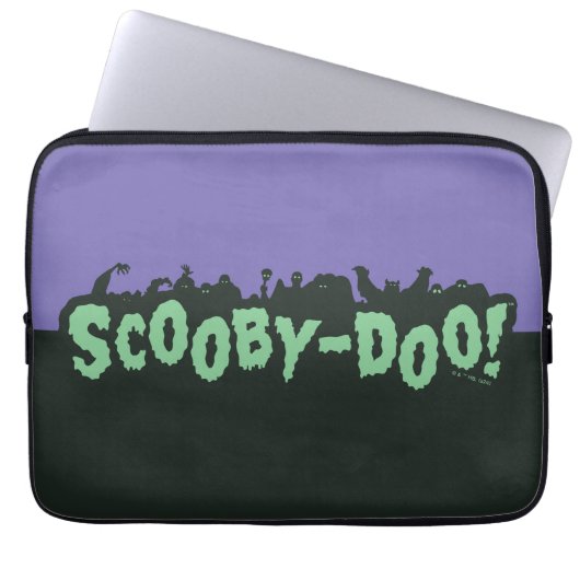 Scooby-Doo! Monster-Silhouette-Logo Laptopschutzhülle (Vorderseite)