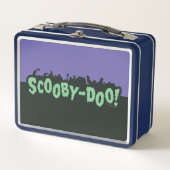 Scooby-Doo! Monster-Silhouette-Logo Metall Brotdose (Vorderseite)