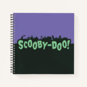 Scooby-Doo! Monster-Silhouette-Logo Notizblock (Vorderseite)