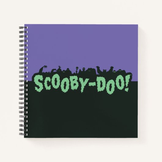 Scooby-Doo! Monster-Silhouette-Logo Notizblock (Vorderseite)