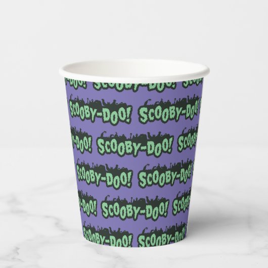Scooby-Doo! Monster-Silhouette-Logo Pappbecher (Rückseite)