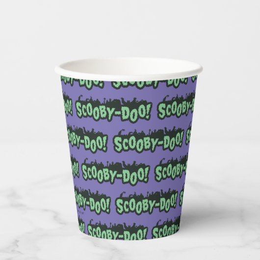Scooby-Doo! Monster-Silhouette-Logo Pappbecher (Vorderseite)