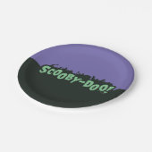 Scooby-Doo! Monster-Silhouette-Logo Pappteller (Schrägansicht)