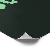 Scooby-Doo! Monster-Silhouette-Logo Poster (Ecke)