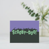 Scooby-Doo! Monster-Silhouette-Logo Postkarte (Stehend Vorderseite)