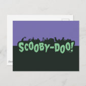 Scooby-Doo! Monster-Silhouette-Logo Postkarte (Vorne/Hinten)