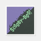 Scooby-Doo! Monster-Silhouette-Logo Serviette (Vorderseite)