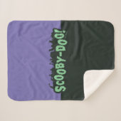 Scooby-Doo! Monster-Silhouette-Logo Sherpadecke (Vorderseite (Horizontal))