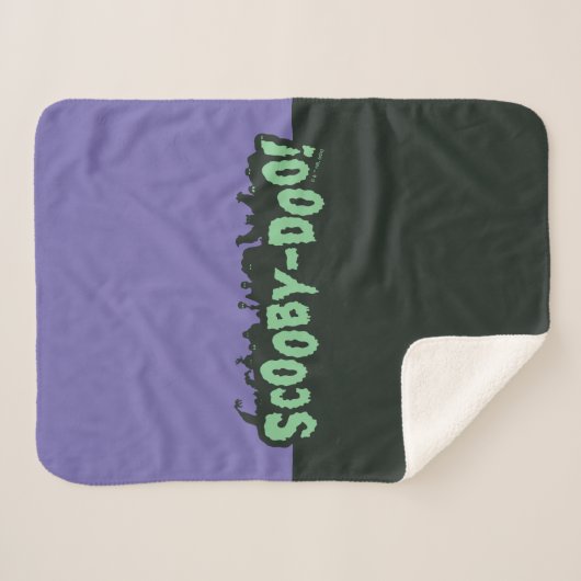 Scooby-Doo! Monster-Silhouette-Logo Sherpadecke (Vorderseite (Horizontal))