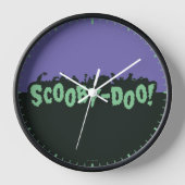 Scooby-Doo! Monster-Silhouette-Logo Uhr (Vorderseite)
