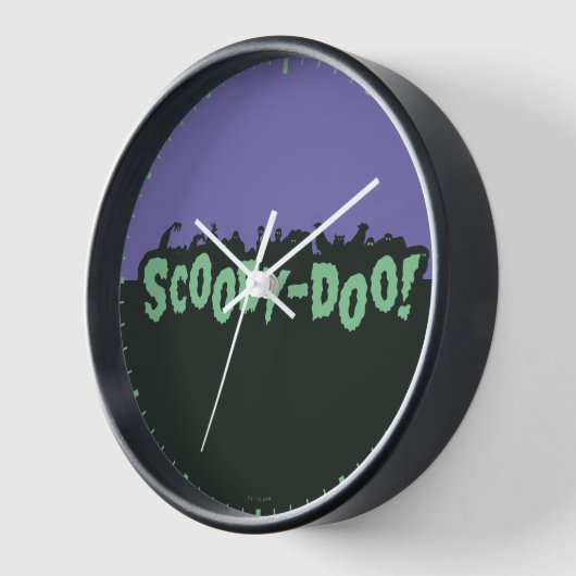Scooby-Doo! Monster-Silhouette-Logo Uhr (Winkel)