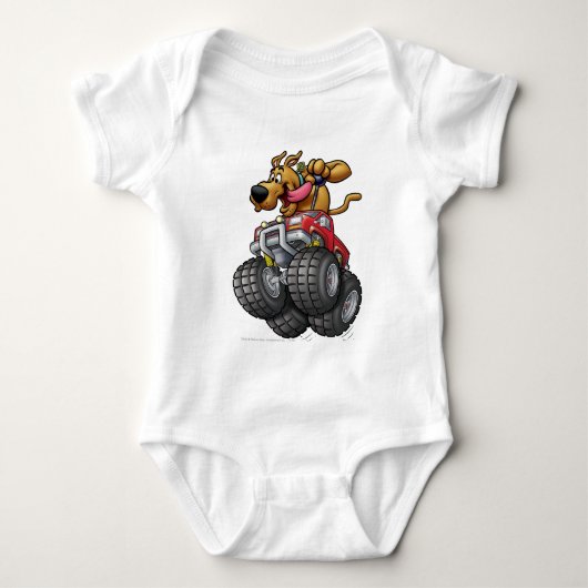 Scooby Doo Monster Truck Baby Strampler (Vorderseite)