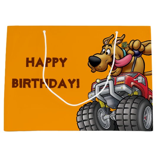 Scooby Doo Monster Truck Große Geschenktüte (Vorderseite)