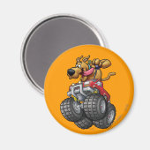 Scooby Doo Monster Truck Magnet (Vorderseite/Rückseite)