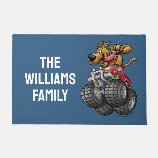 Scooby-Doo Monster Truck | Name hinzufügen Fußmatte (Vorderseite)