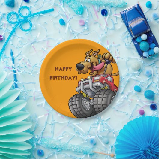Scooby Doo Monster Truck Pappteller (Party)