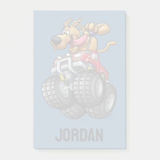 Scooby-Doo Monster Truck Post-it Klebezettel