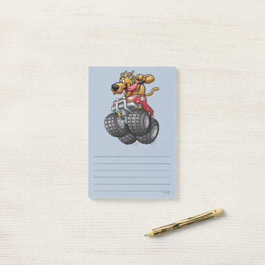 Scooby-Doo Monster Truck Post-it Klebezettel (Auf Schreibtisch)