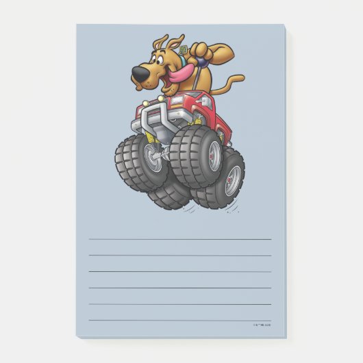 Scooby-Doo Monster Truck Post-it Klebezettel (Vorderseite)