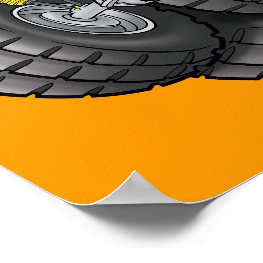 Scooby Doo Monster Truck Poster (Ecke)