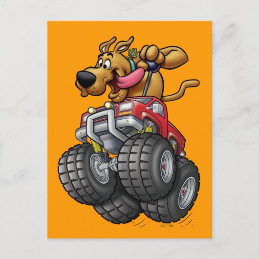 Scooby Doo Monster Truck Postkarte (Vorderseite)
