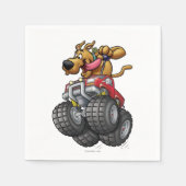 Scooby Doo Monster Truck Serviette (Vorderseite)