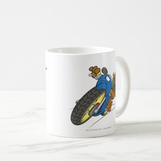 Scooby-Doo-Motorrad Kaffeetasse (VorderseiteRechts)