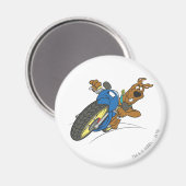 Scooby-Doo-Motorrad Magnet (Vorderseite/Rückseite)