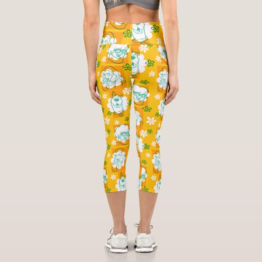 Scooby-Doo | Muster des Musters Capri Leggings (Rückseite)