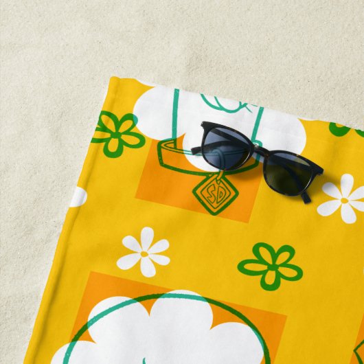 Scooby-Doo | Muster des Musters Strandtuch (Beispiel)