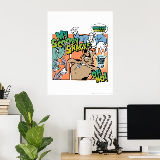 Scooby-Doo "My Scooby Snacks" Poster (Heimbüro)