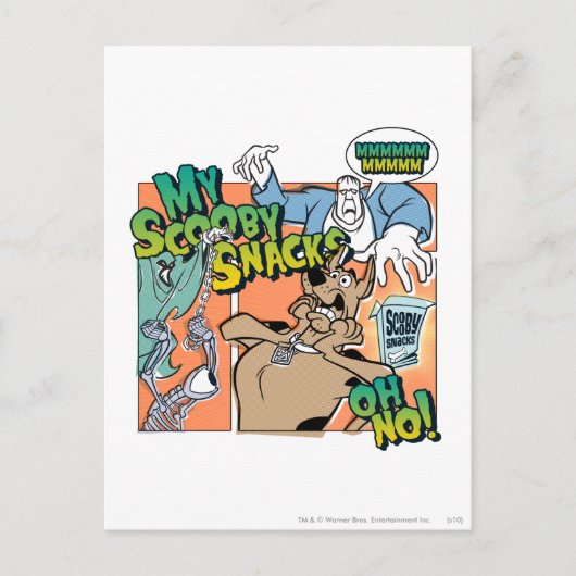 Scooby-Doo "My Scooby Snacks" Postkarte (Vorderseite)