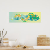 Scooby-Doo | Mysteriemaschine "Ich bremse für Pizz Poster (Küche)