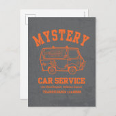 Scooby-Doo "Mystery Car Service" Graphic Postkarte (Vorne/Hinten)
