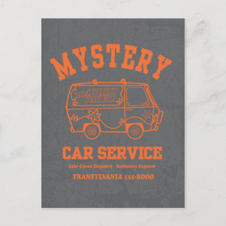 Scooby-Doo "Mystery Car Service" Graphic Postkarte